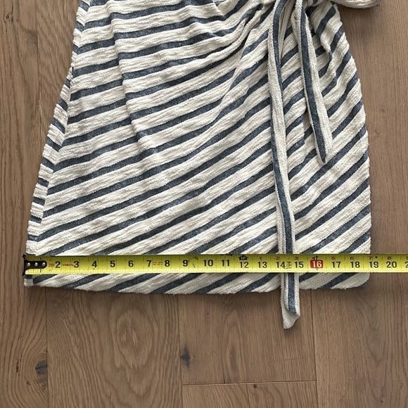 Anthropologie Yael Striped Midi Dress | Saturday/Casual Sleeveless Knit Dress - Picture 11 of 12